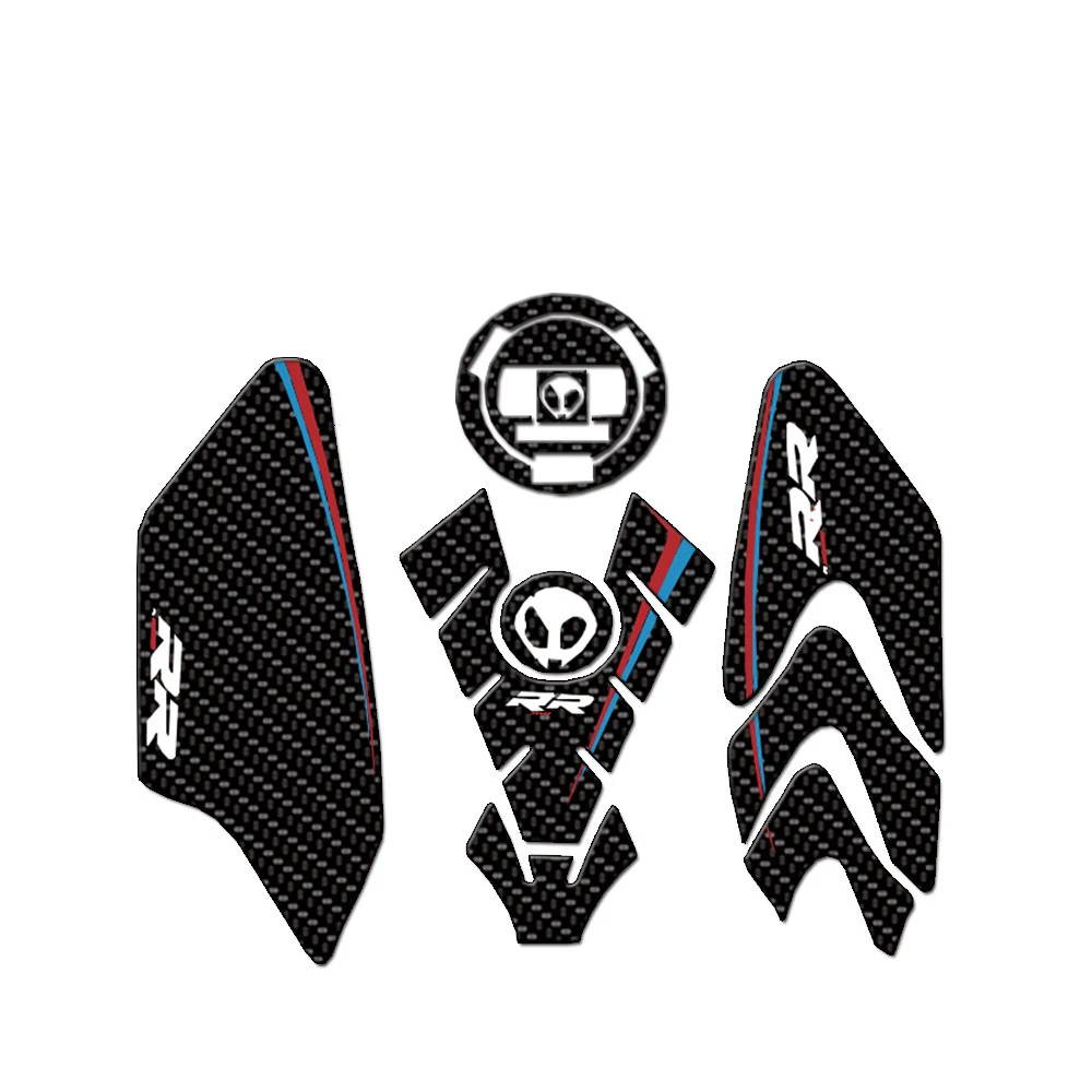 

Наклейка для крышки топливного бака мотоцикла из углеродного волокна, нескользящая наклейка, наклейка для BMW S1000R S1000RR