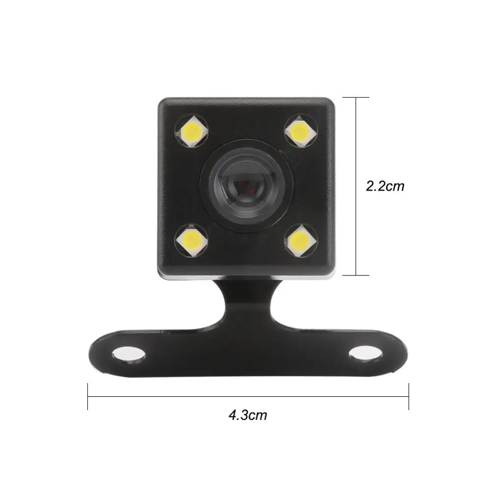 

Car rear view camera HD rear view video vehicle camera Backup Reverse Camera 4 LED Night Vision Parking Camera Wide Angle