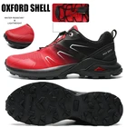 Мужские водонепроницаемые кроссовки, легкие удобные нескользящие ботинки с низким вырезом, уличная прогулочная обувь для горных походов, большие размеры 40-50