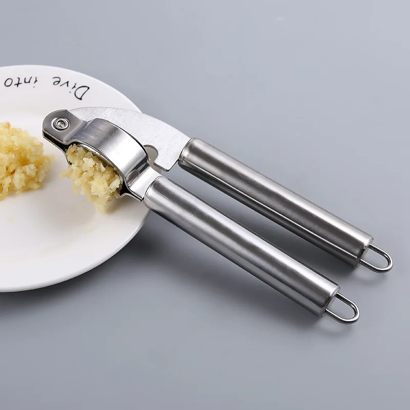 Кухня нержавеющая сталь Чеснок Прессер дробилка для домашнего приготовления