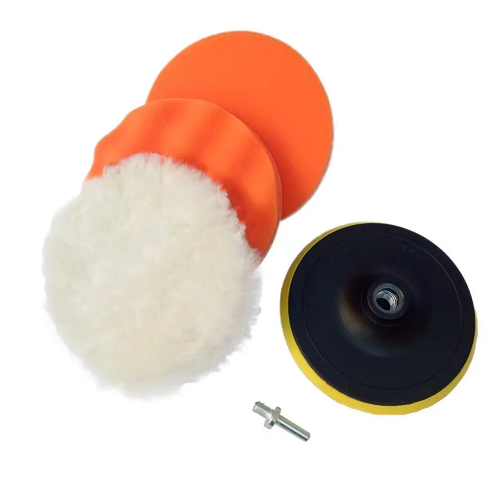 5 шт. набор полировальных буферных колодок + адаптер для дрели полировки