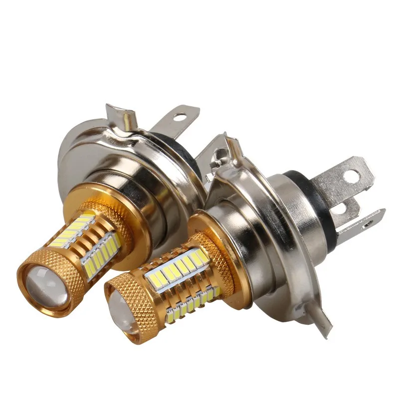 Передняя фара для мотоцикла H4 HS1 H17 Автомобильные светодиодные фары 4014 33SMD