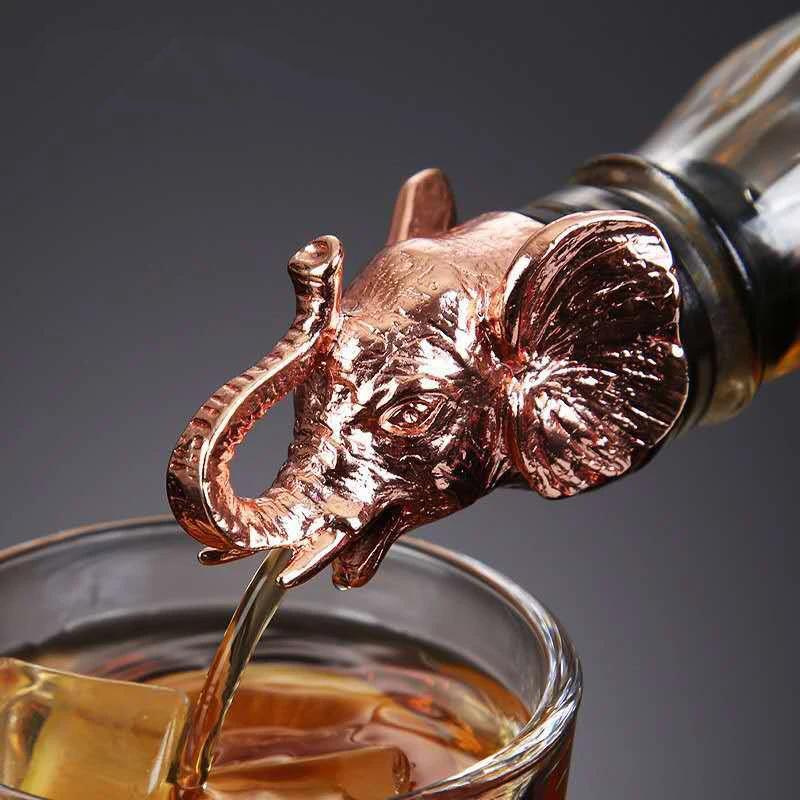 Аксессуары Jagermeister насадка для вина цинковый сплав олень лось льв бык горлышко