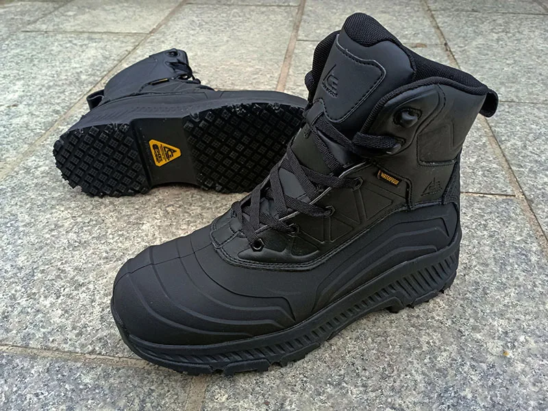 Мужские рабочие ботинки из воловьей кожи со стальным носком для треккинга охоты