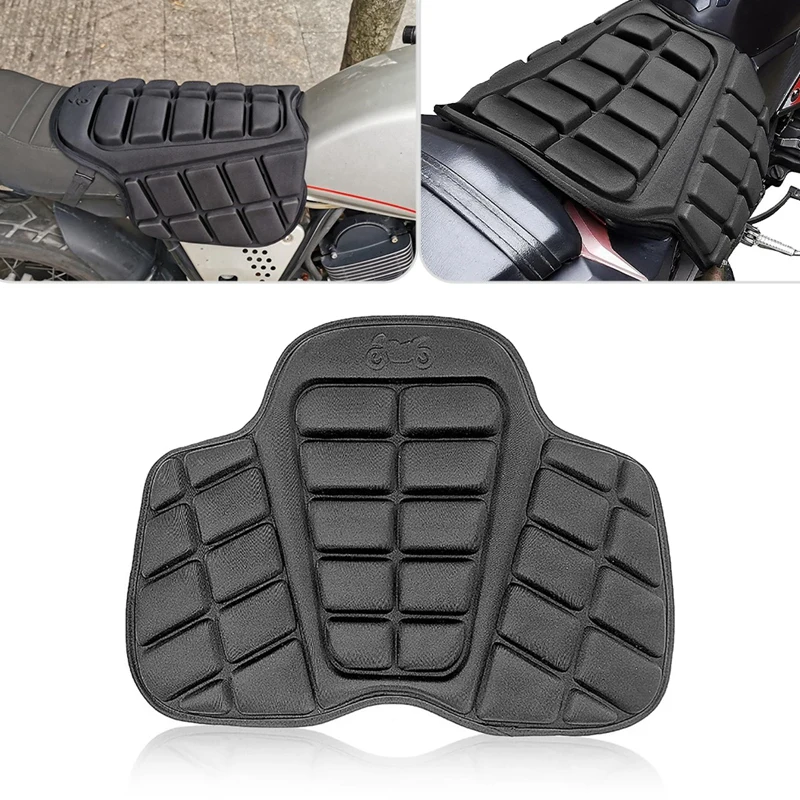 

Motorcycle Universal 3D Air Pad Antiskid Breathable Seat Cover Cushion Motorbike Scooter Shock Absorption Seat Cushion