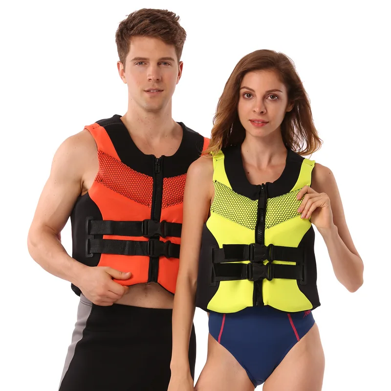 Adult Scuba Neoprene Swimming Buoyancy Fishing Life Jacket Floating Rescue Sea Fishing Sailing Drifting Safety Kayaking Vests