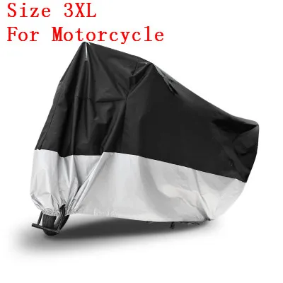For Motorcycle 3XL Портативный защитный чехол для велосипеда и мотоцикла, водостойкий Пылезащитный УФ-защитный чехол для велосипеда с замочной скважиной - Цвет: For Motorcycle 3XL