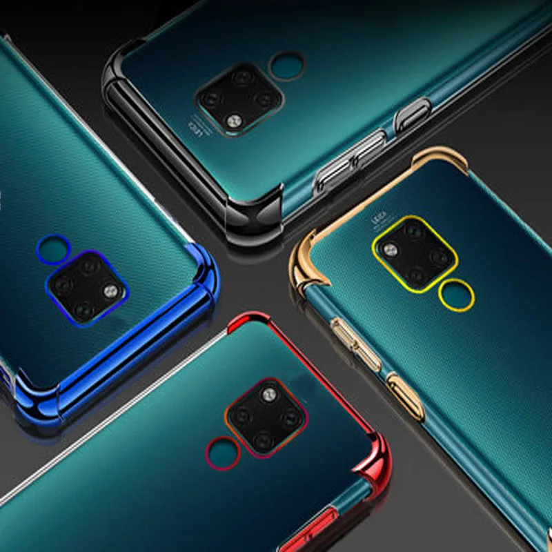 Синий цвет для huawei mate 20X5G Чехол подушки безопасности буфера полная защита чехол для huawei mate 20 X TPU задняя крышка mate 20x