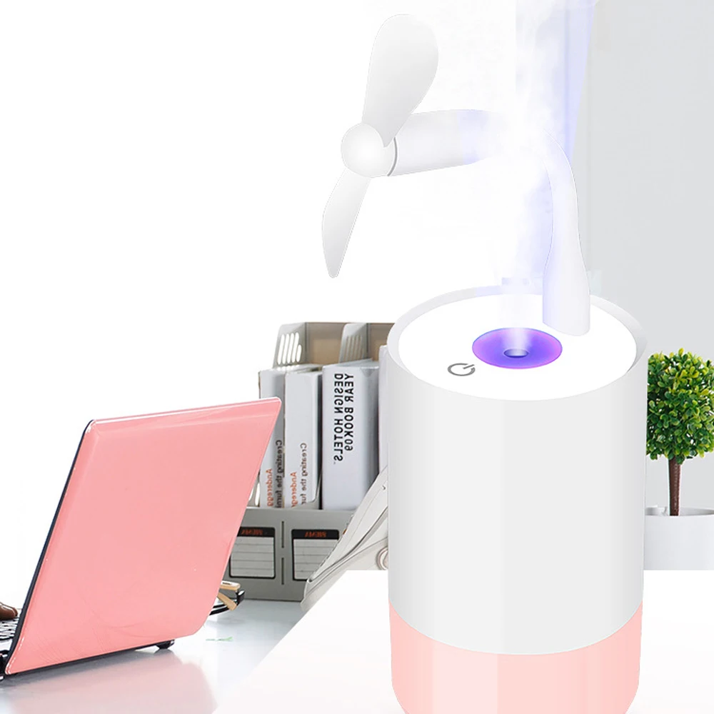 Креативный увлажнитель воздуха с вентилятором тумана СВЕТОДИОДНЫЙ Ночник