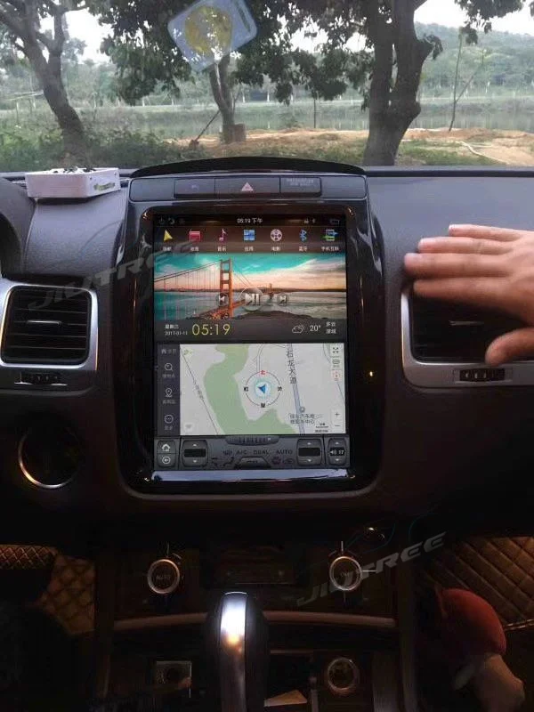 Автомагнитола на Android с вертикальным экраном для Volkswagen Touareg 2010-2017 мультимедийный