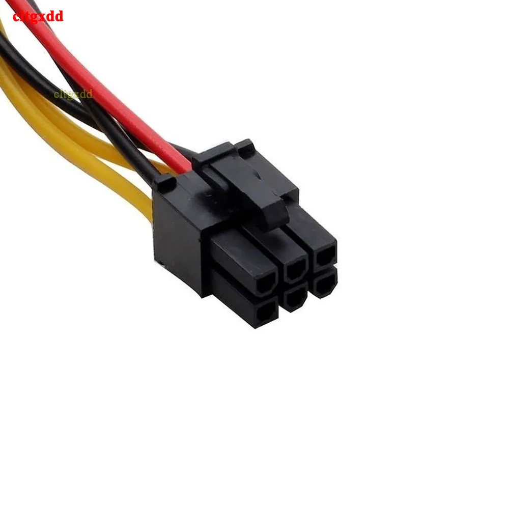 Cltgxdd 4 контактный Molex на 6 Pin PCI Express PCIE видеокарта Мощность кабель с адаптером для