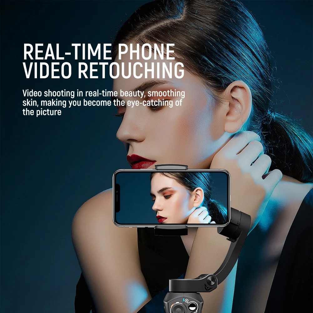 3 осевой ручной шарнирный стабилизатор для камеры слежения за лицом Активный