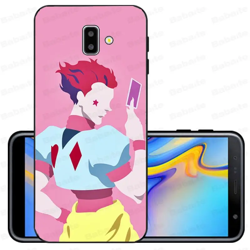 Мягкий силиконовый чехол Hisoka Hunter из ТПУ для мобильных телефонов samsung Galaxy j6 plus A6 A8 A9