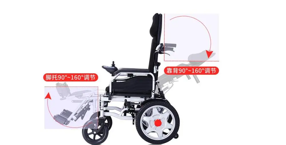 Портативные складные электрические инвалидные кресла для пожилых людей