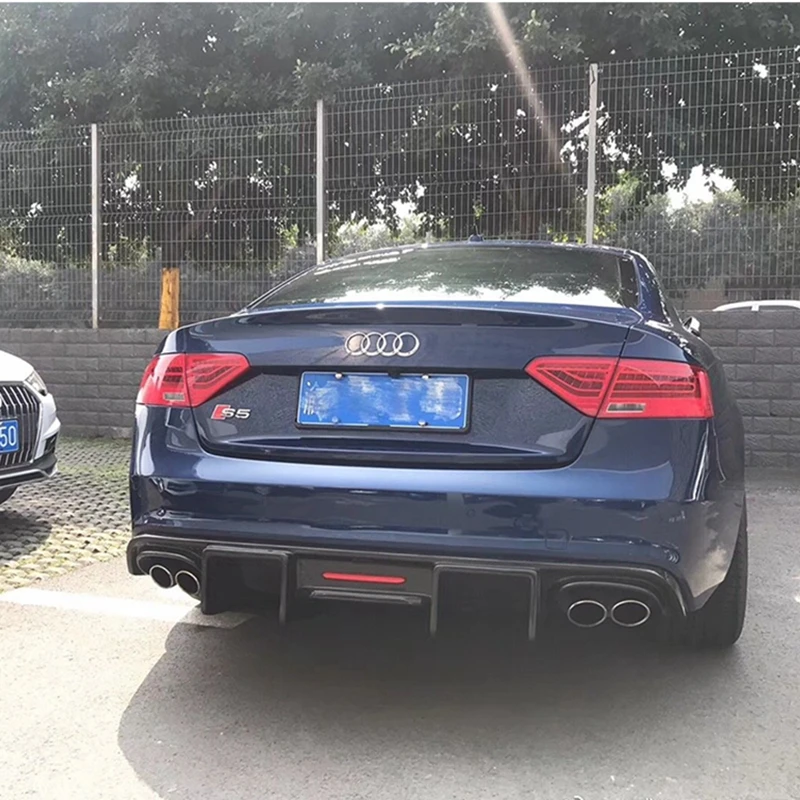S5 высококачественный углеволоконный задний диффузор для губ автомобильный