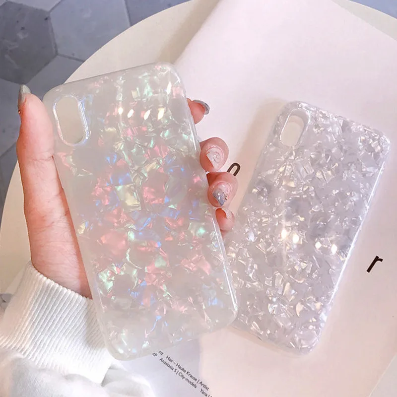 Чехол для iPhone 7 6 6s 8 Plus чехлы с рисунком мечты XR XS Max мягкий силиконовый Блестящий