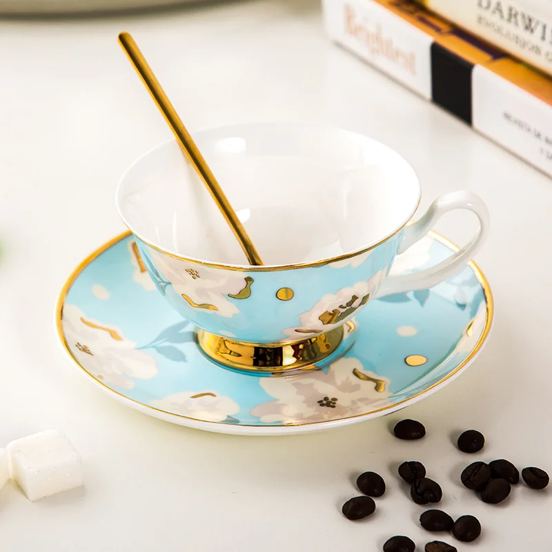 Керамическая чашка для чая фарфоровые розы роскошная креативная скандинавский