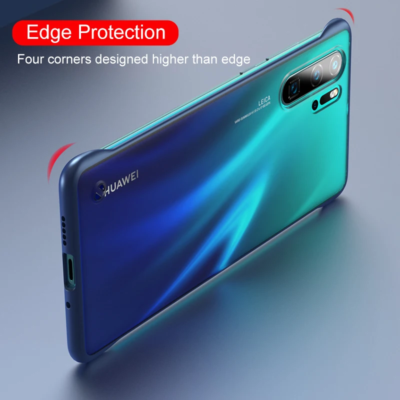 Бескаркасный Прозрачный чехол для телефона iPhone 11 7 8 6 6S Plus X XS Max XR PRO с