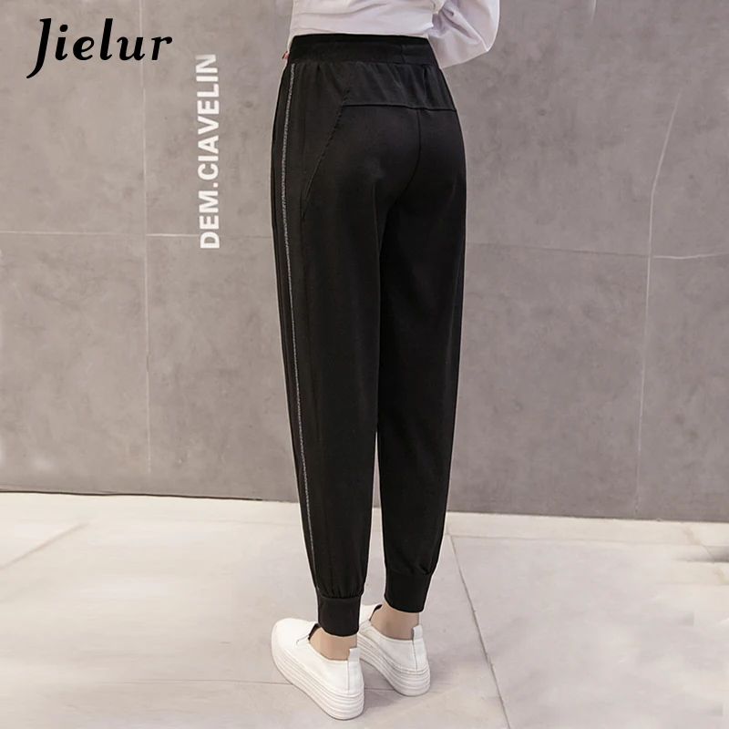 Jielur модные штаны-шаровары для отдыха детей корейский стиль лоскутные