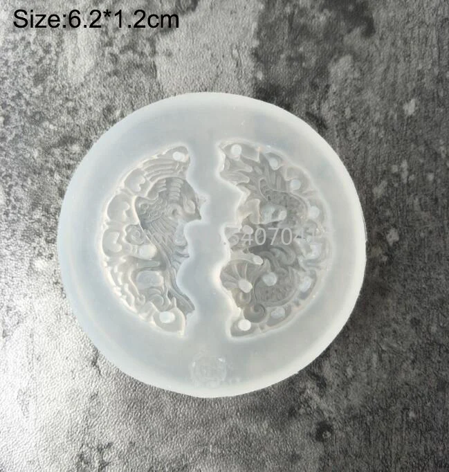 Подвеска из жидкого силикона в китайском стиле 1 шт | Украшения и аксессуары