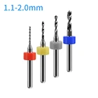 1,1-2,0 мм PCB сверло Вольфрамовая сталь для Beeswa CNC микро Мини спиральное сверло набор сверл