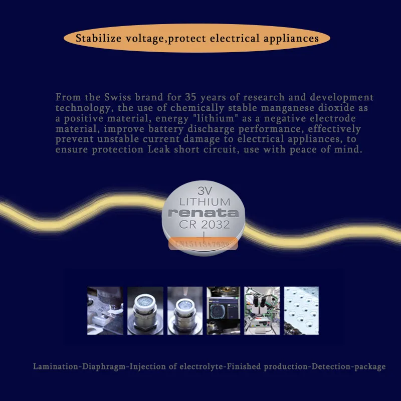 Бесплатная доставка! Оригинальные Высокопроизводительные батарейки RENATA 20