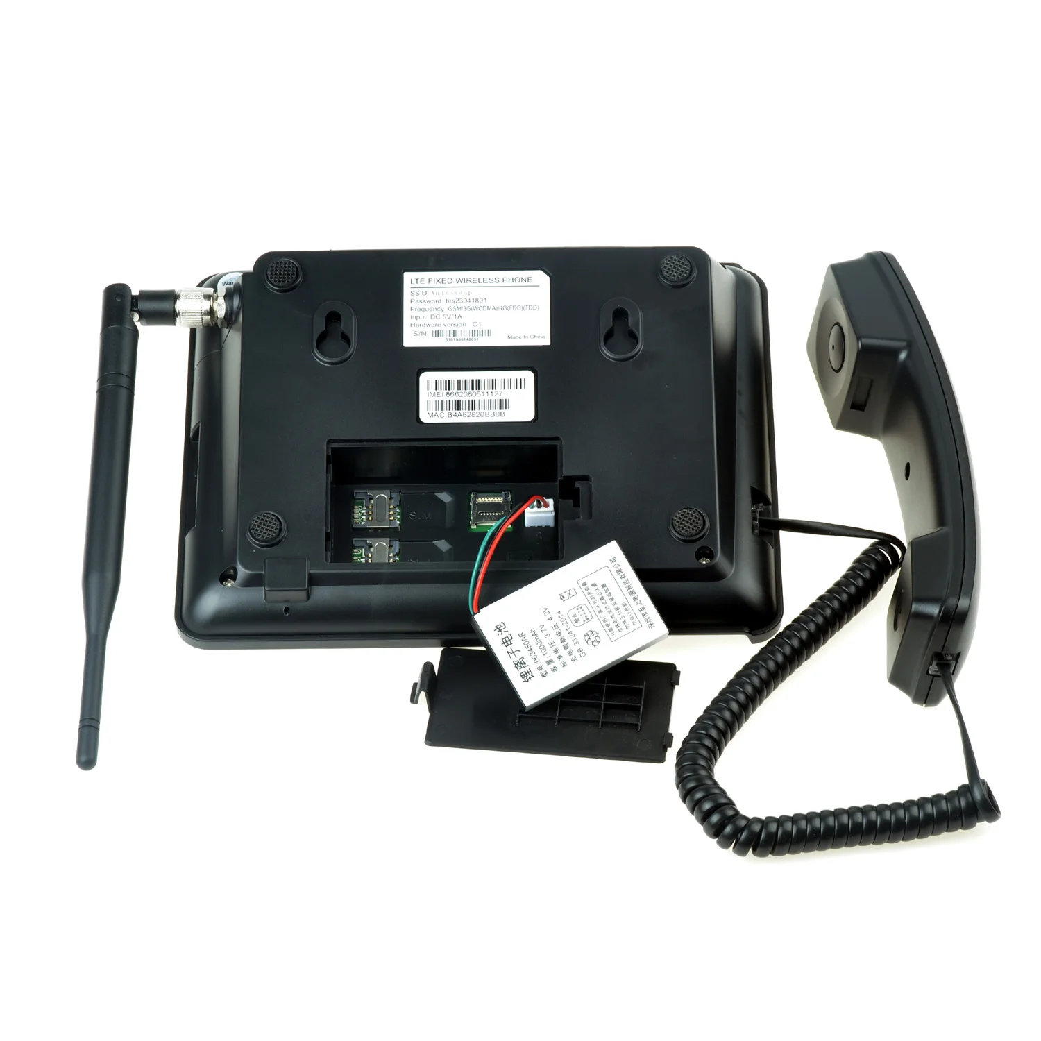 4G LTE фиксированный беспроводной телефон с WIFI WAN вызовы запись SMS цветной ЖК TNC