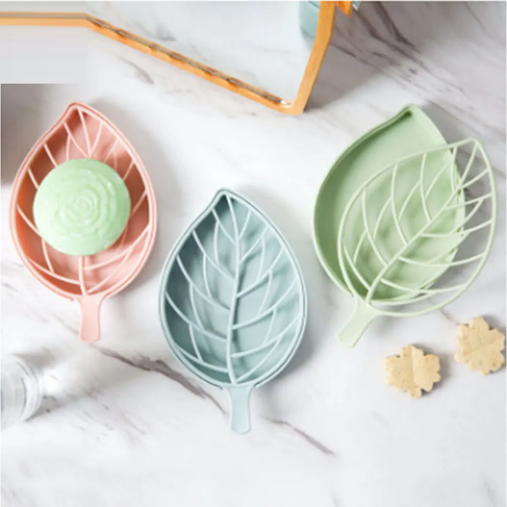 Новейший креативный двойной пластиковый ящик для мыла большой держатель полка с