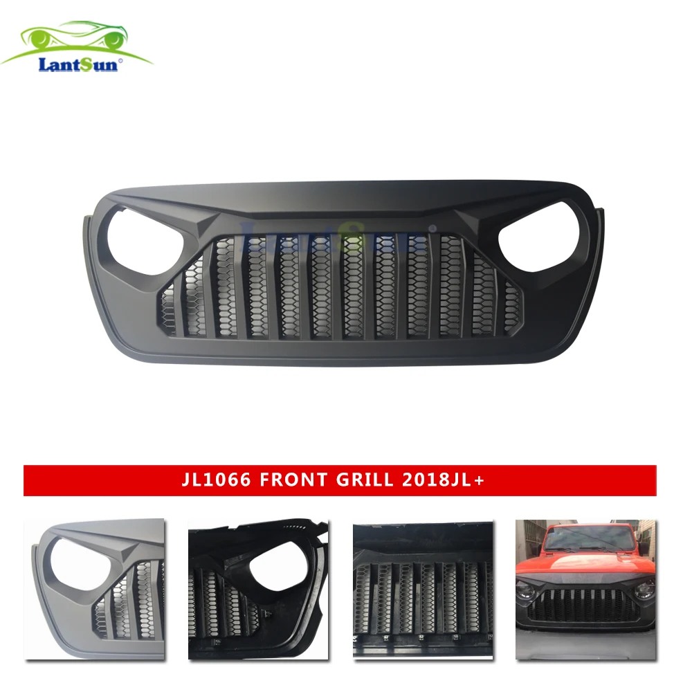 JL1066 передняя решетка черный ABS сетки гвардии передний капот вставки рамка Крышка