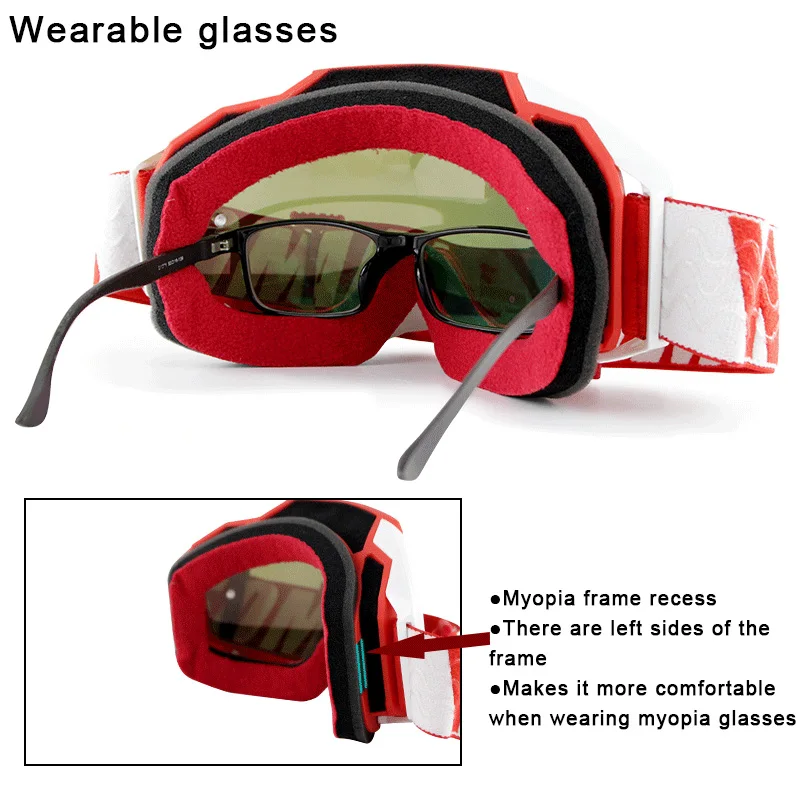 Уличные мотоциклетные очки велосипедные для скутера мотоцикла мотокросса Lunette