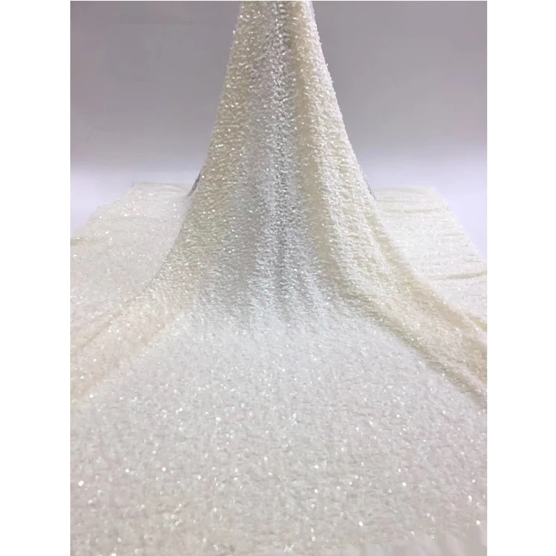 Кружевная ткань с блестками в африканском стиле модель 220 Лидер продаж высокое