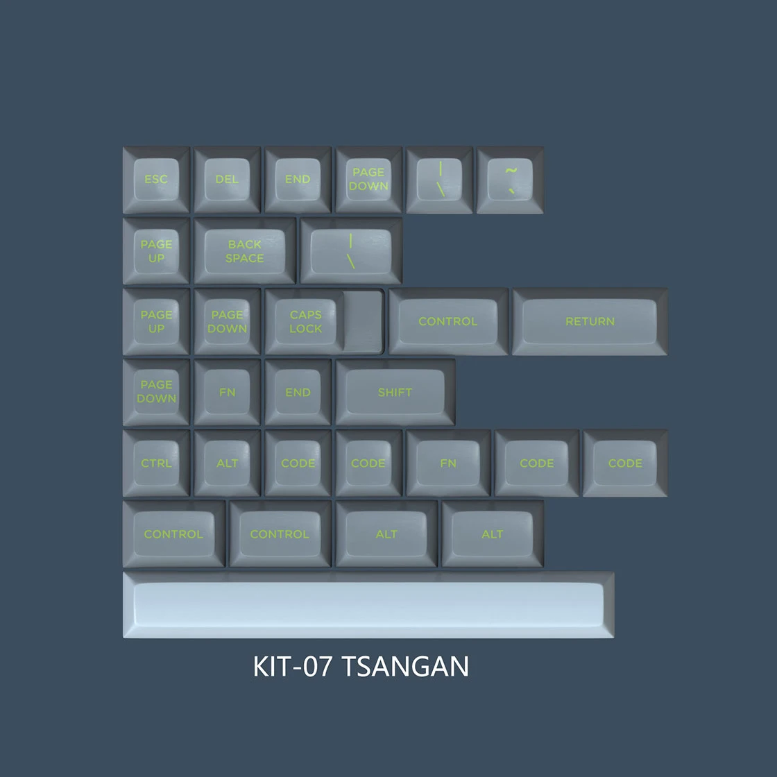 Maxkey SA Keycap известковый двухцветный молдинг подходит для большинства механических