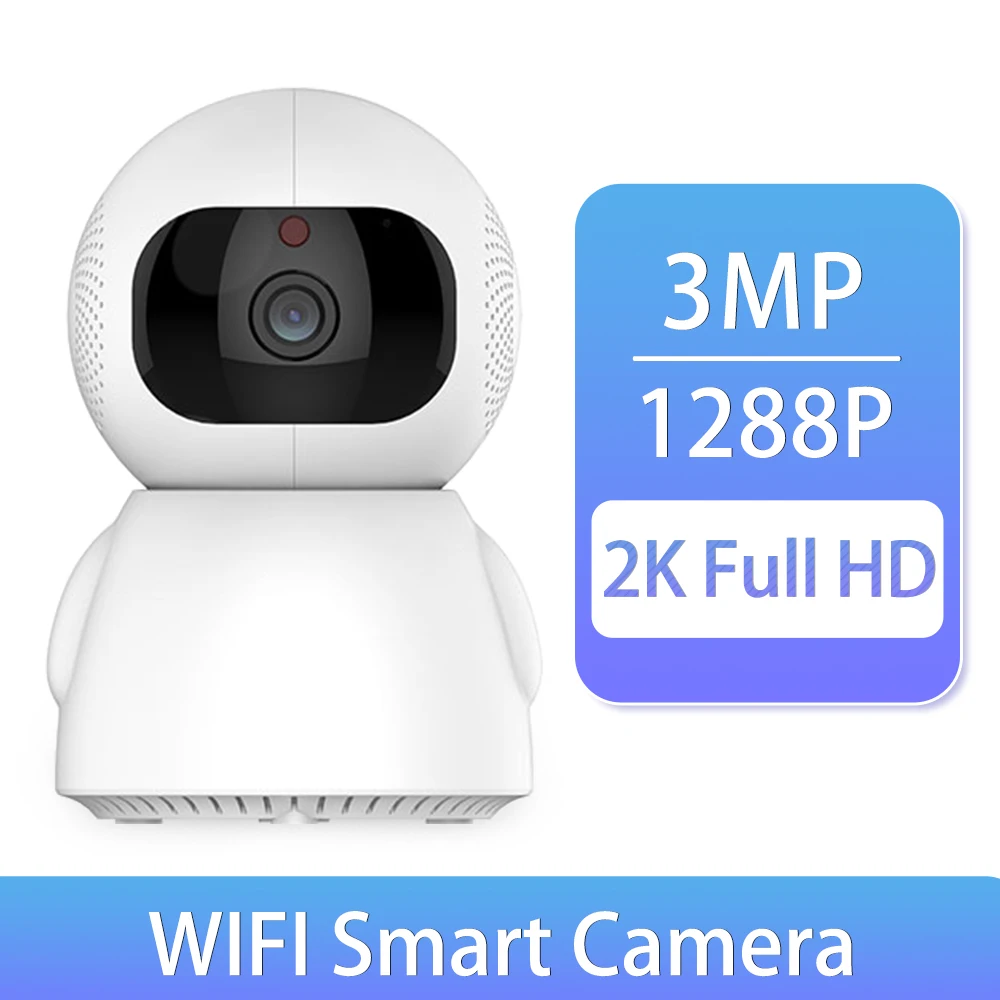 2K 1288P Мини Крытый Беспроводной с поддержкой Wi Fi IP Камера домашнего