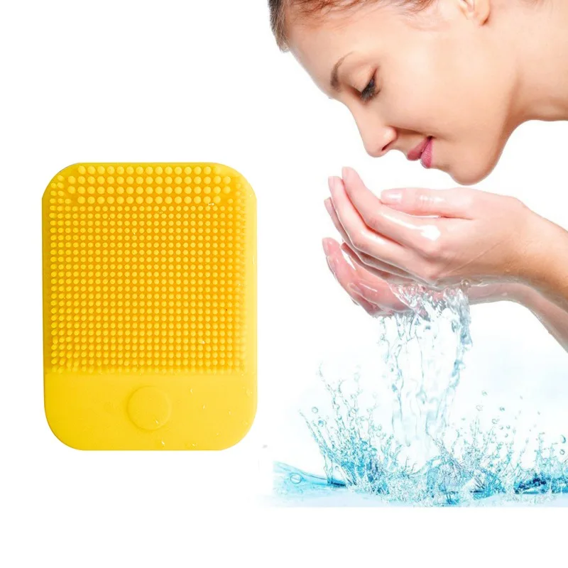 Очищающая щетка для лица звуковая вибрация очиститель силиконовая Глубокая