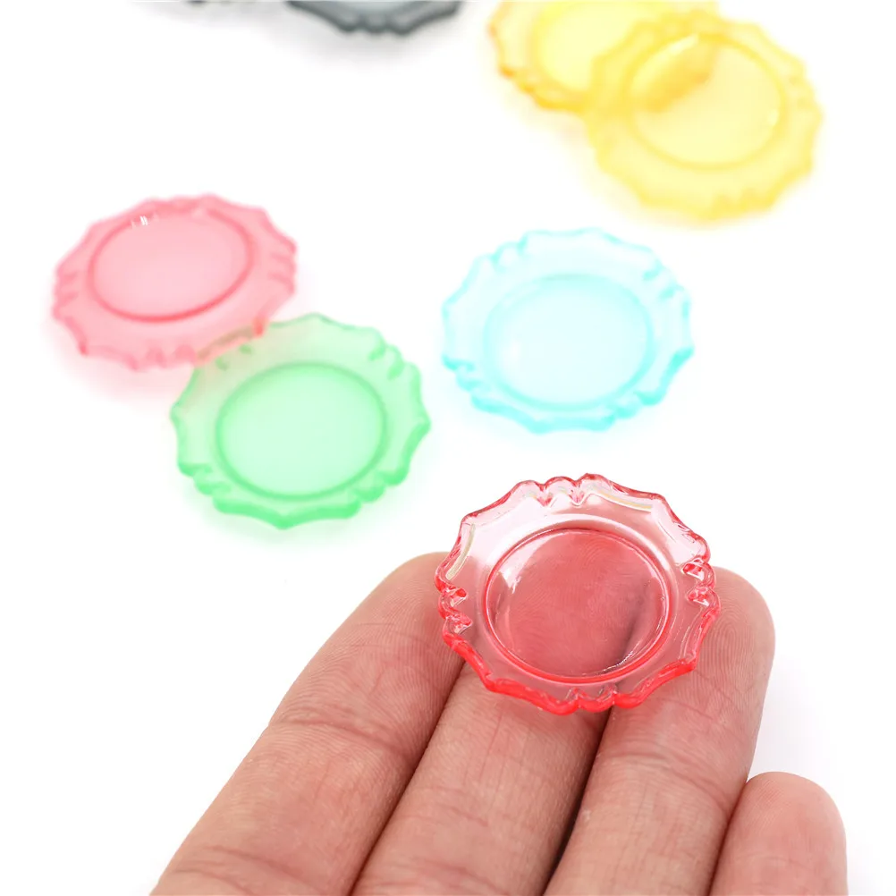 2 шт. 1:12 кукольный домик мини посуда миниатюрный Кухня пластины блюдо аксессуары