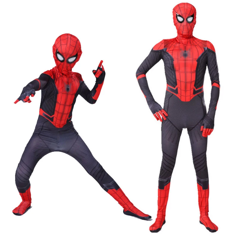 

Взрослые дети, черный, красный цвет, Супер герои, Zentai костюм, Веном, искусственное платье для вечеринки