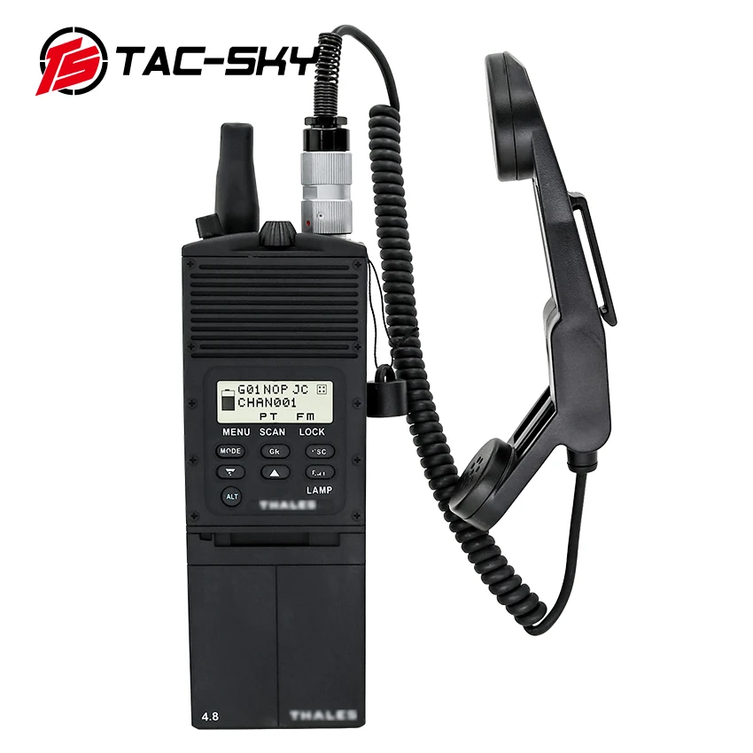 TAC-SKY AN / PRC 152 152A  harris virtual box walkie-talkie virtual model and  PTT H250 PTT 6-pin handheld speaker microphone