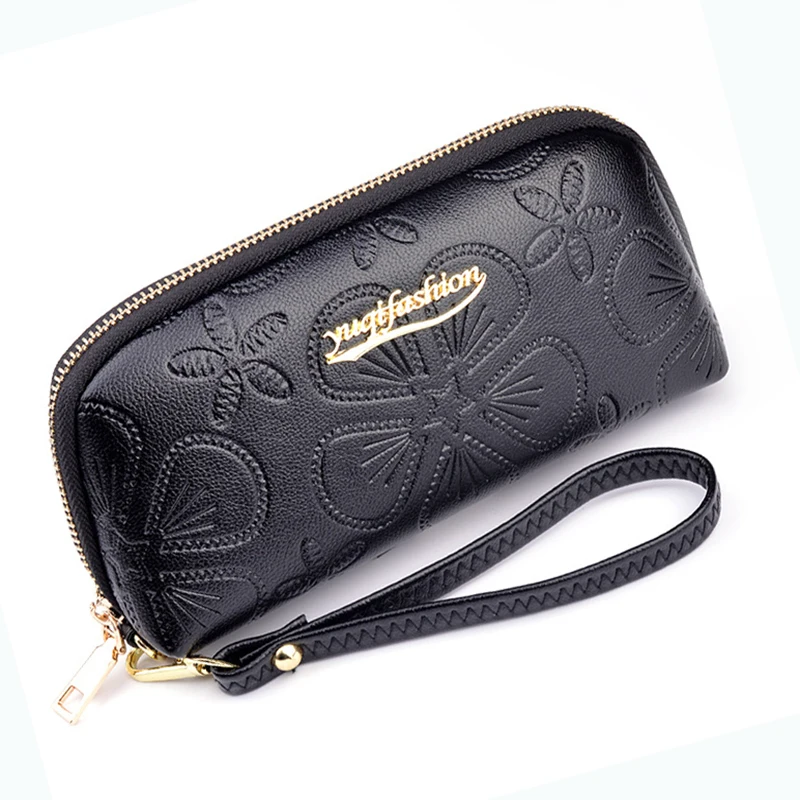 Длинный кошелек женские кошельки модный для монет с держателем карт женский