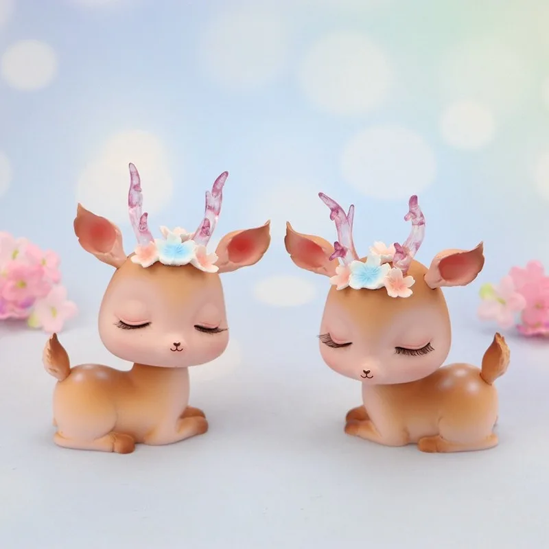 

Creative Cute Head Shaking Deer Automotive Accessories All The Way Safe Car Interior Decoration Resin Accessories