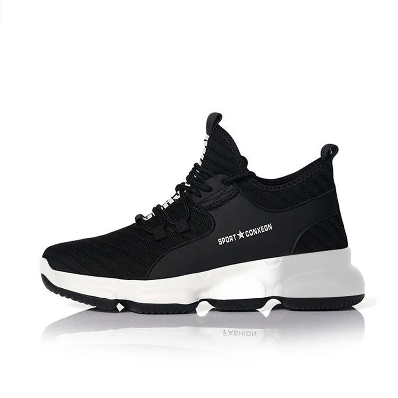 Мужские кроссовки для бега Flying Weave легкая Нескользящая спортивная обувь с