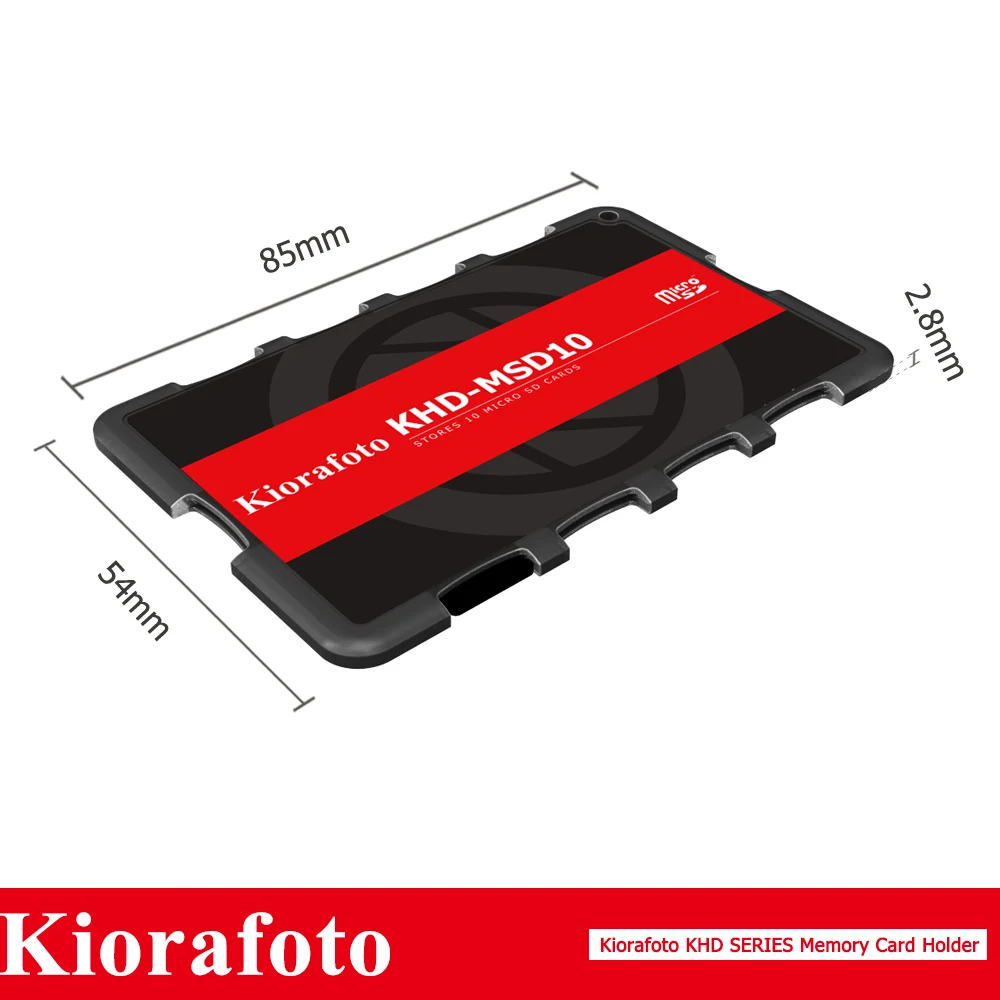 Kiorafoto аксессуары для камеры держатель карты памяти SD/MSD/Micro SD/TF протектор Canon 1300d/Nikon