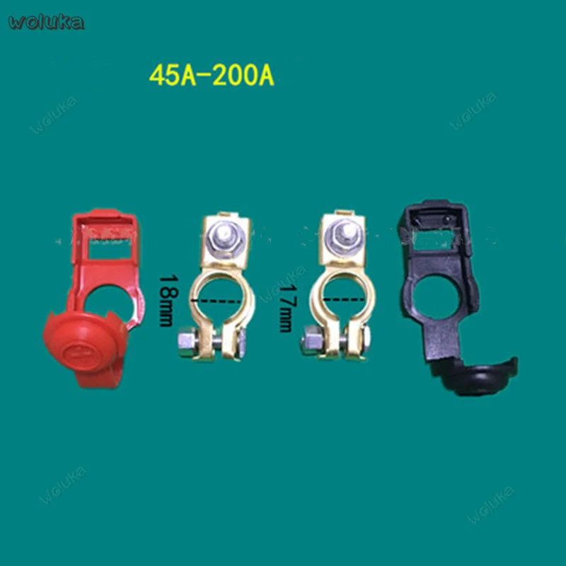 Утолщенная Автомобильная головка аккумулятора из чистой меди Соединительный