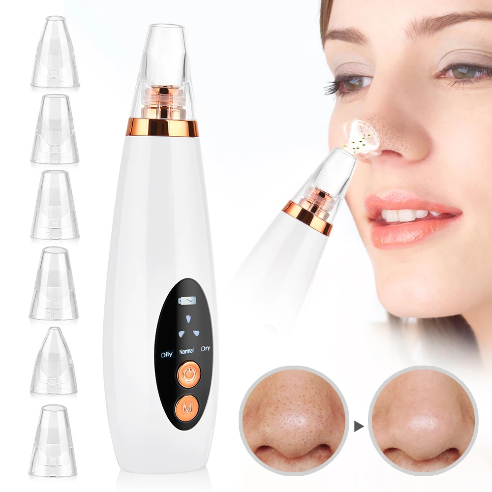 

Electric Acne Remover Point Noir Blackhead Vacuum Extractor Tool Black Spots Pore Cleaner Skin Care Facial Pore Cleaner Machine
