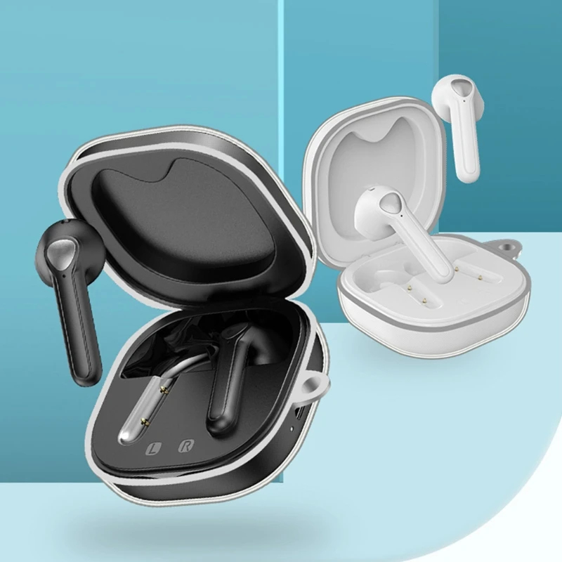 

Чехол C1FB, Обложка для-SoundPEATS Trueair2 + EarphoneTransparent TPU чехол, набор аксессуаров, подходит для Trueair2 +