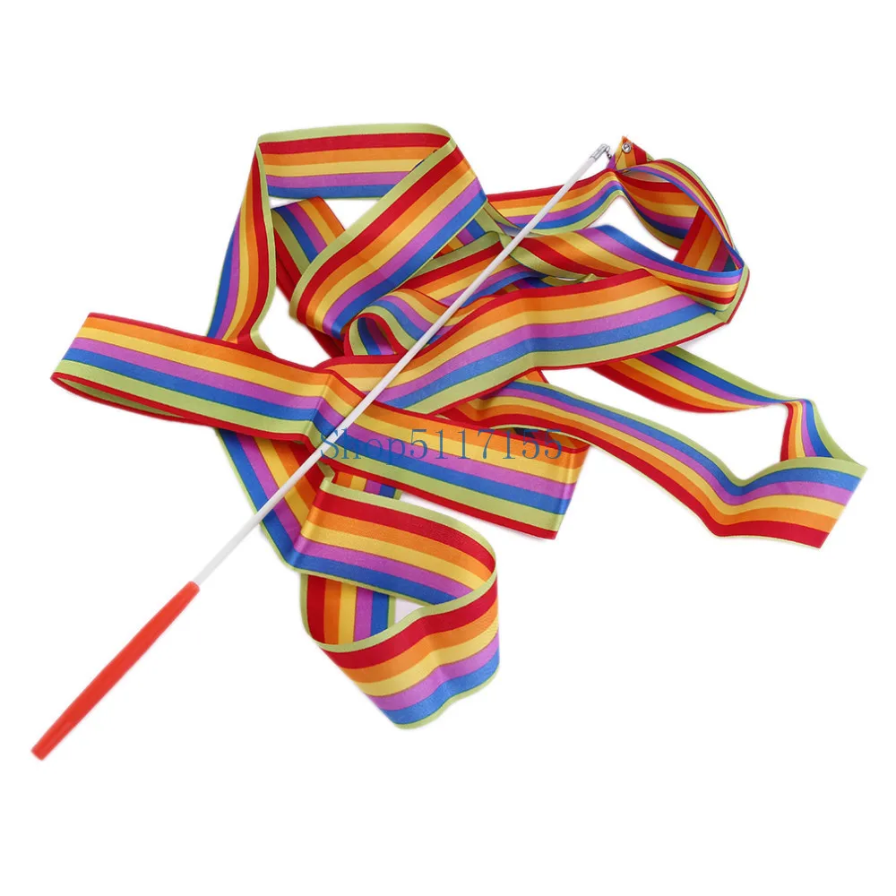 Бесплатная доставка DHL 4 м лента для танцев в тренажерном зале ритмичное