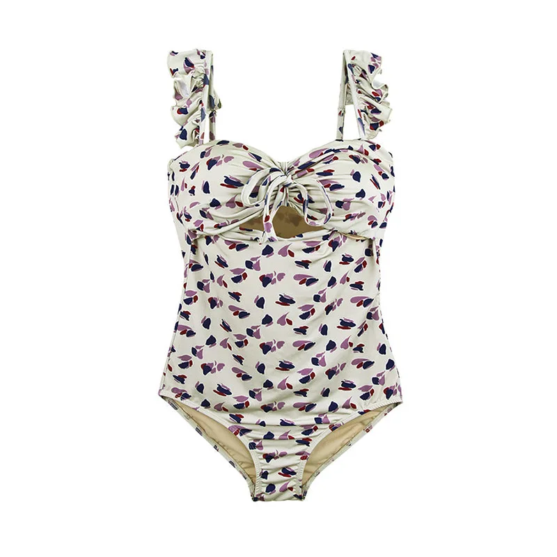 

Swimsuit women's hot springs cover their stomachs thin and conservative swimwear sexy conjoined small breasts gather together