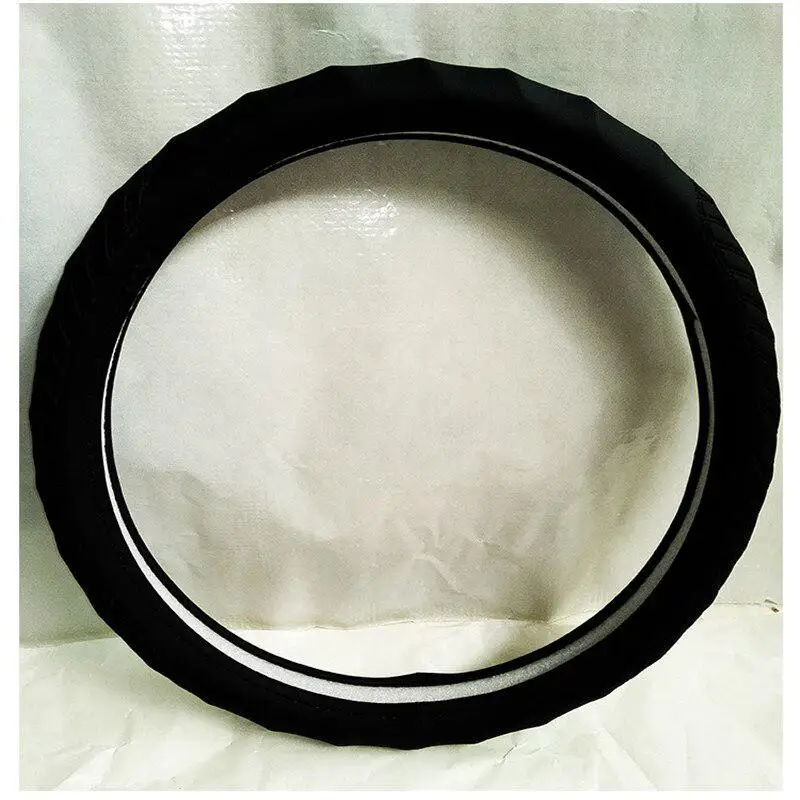 Микрофибра тиснение Универсальный 38 мм крышка рулевого колеса автомобиля