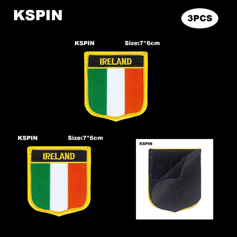 Повязка на руку с крючком-петлей заплатка Национальный флаг наклейки рюкзак |