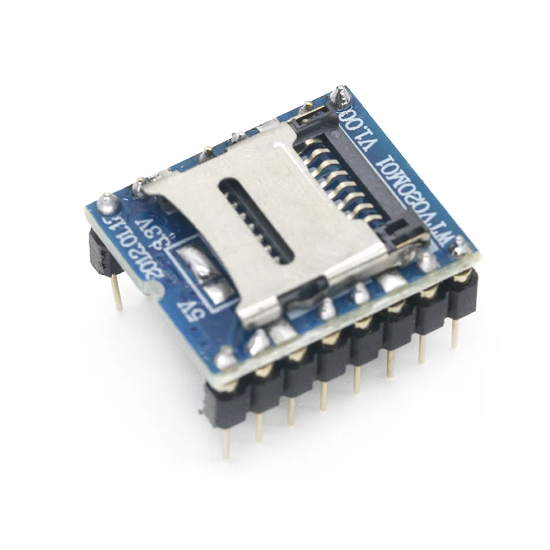 WTV020 SD WTV020SD 20SS мини карта MP3 звуковой модуль голосовой для PIC Arduino 2560 UNO R3 16P|Детали и