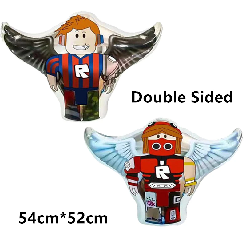 Розовые воздушные шары Robloxs для девочек и мальчиков баннер на день рождения